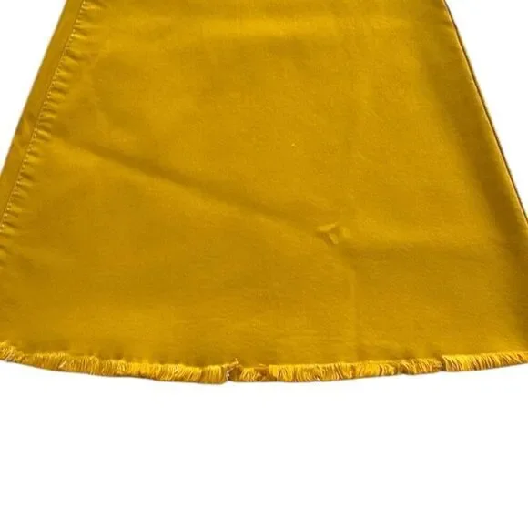 Mustard Yellow High Rise Flare Jeans | Stretch Boutique Denim | NWT | 16 - Picture 13 of 15